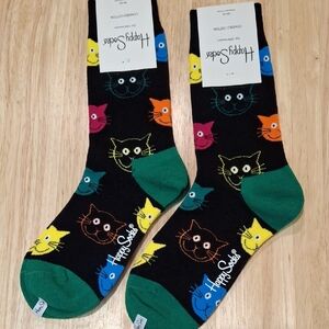 Colorful Cat Happy Socks Bundle